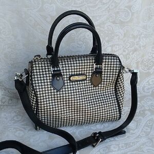 Ralph Lauren Vintage Houndstooth Handbag